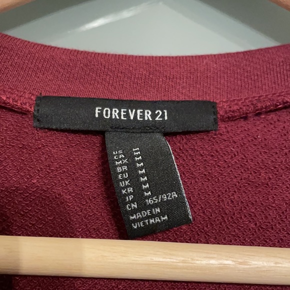 Forever 21 Long Sleeve Shirt Dress - Picture 2 of 3